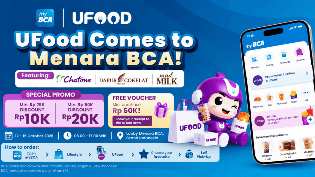 UFood Hadir di Menara BCA! Promo Makan & Minum Spesial untuk Karyawan BCA